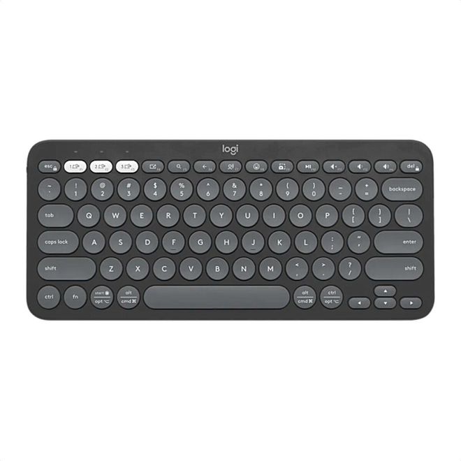 Teclado Bluetooth K380S Grafite 920-011789 Logitech Teclado Bluetooth K380S Grafite 920-011789 Logitech