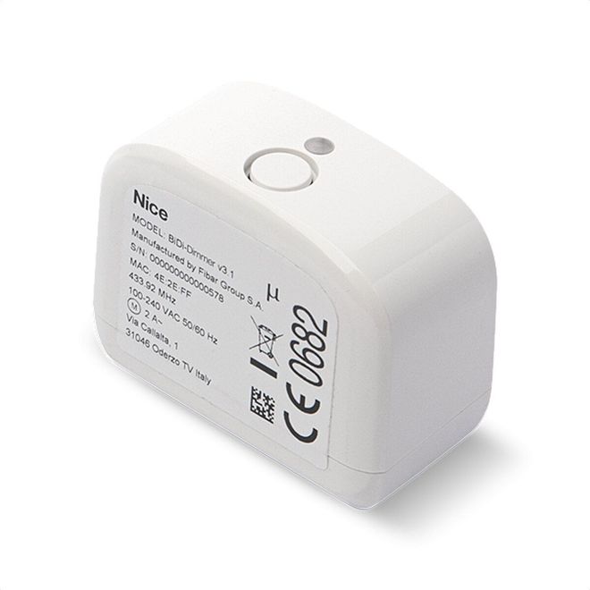Controle Inteligente para Lâmpadas Interface Bidi Dimmer 10006806 Nice