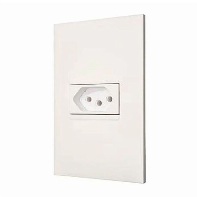 Tomada 2P+T 4x2 Branca Pial Plus 615080bc Legrand