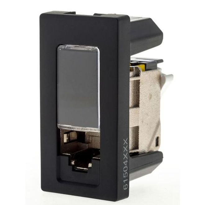 Tomada de Dados LCS2 RJ45 CAT6 1m Preta 615044PT Legrand