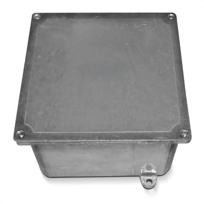 Caixa Passagem 30X30X12 Alumínio Com Tampa CDT30 Elecon