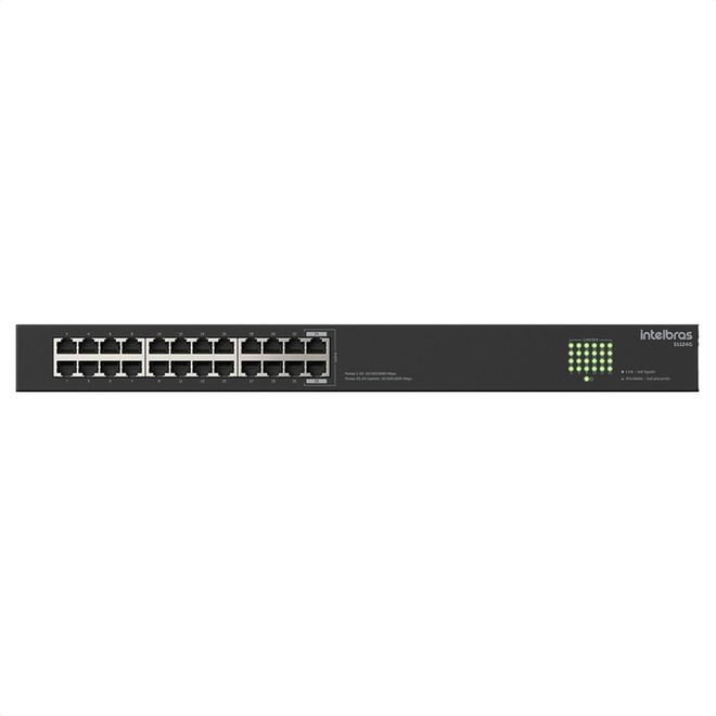 Switch Não Gerenciável 24 Portas 1000Mbps S1124G 4760115 Intelbras