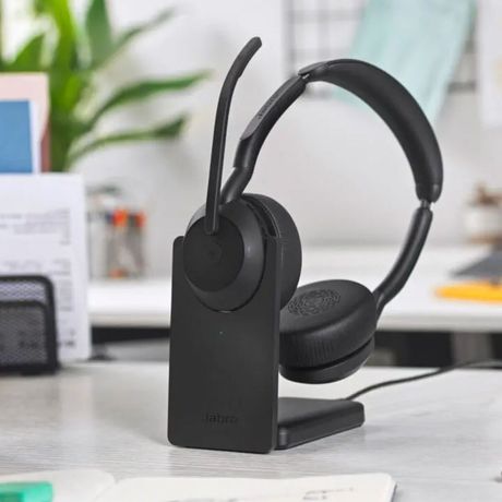 Headset Jabra Evolve2 55 Link380a MS Stereo | Som Imersivo