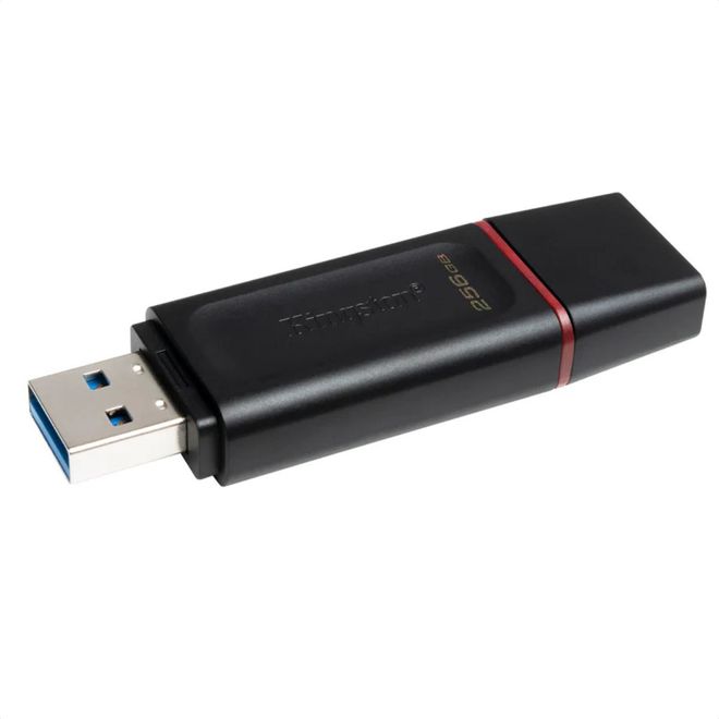 Pen Drive 256gb Exodia Preto DTX/256GB Kingston