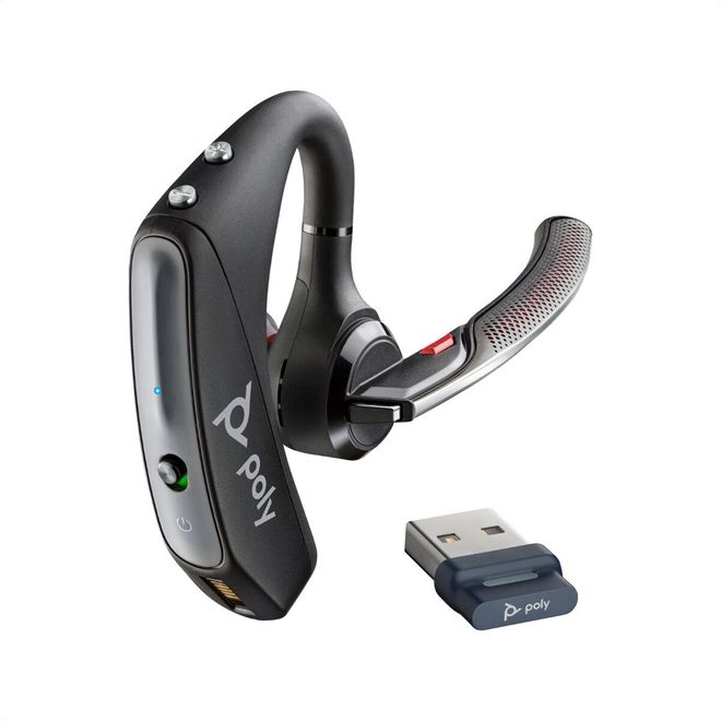 Headset Bluetooth Voyager 5200 USB Bluetooth BT70 7K2F3AA Poly