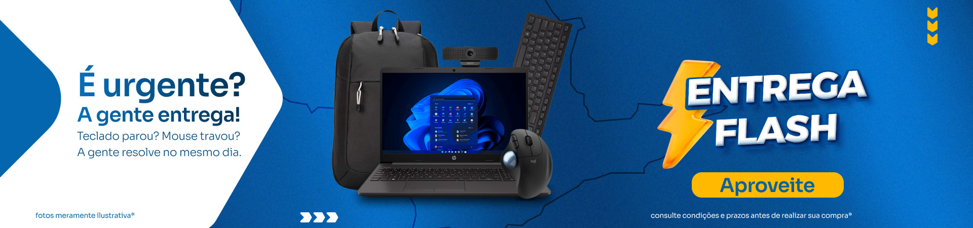 Banner Desk - Entrega Flash