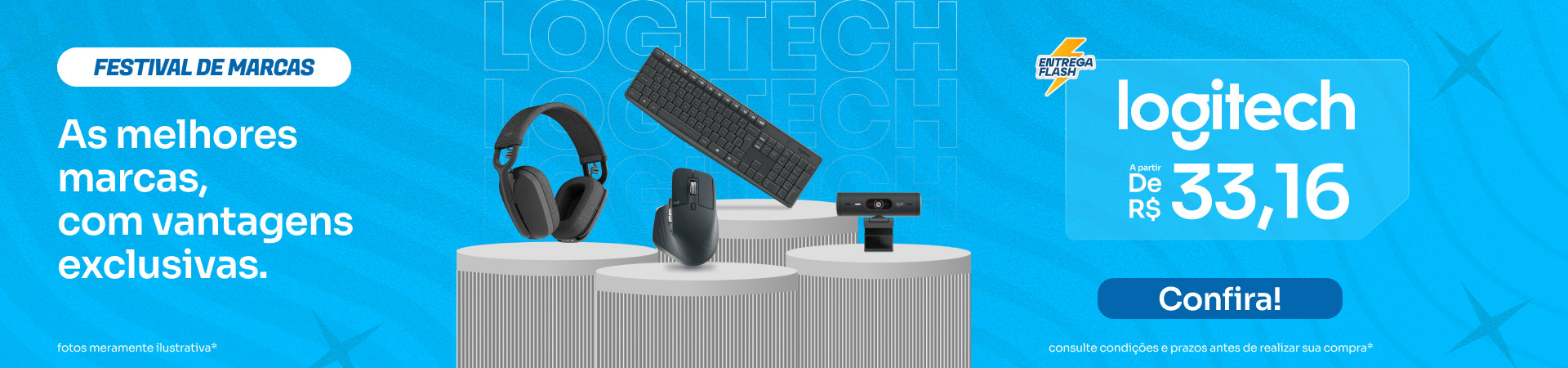 Banner Desk - Logitech