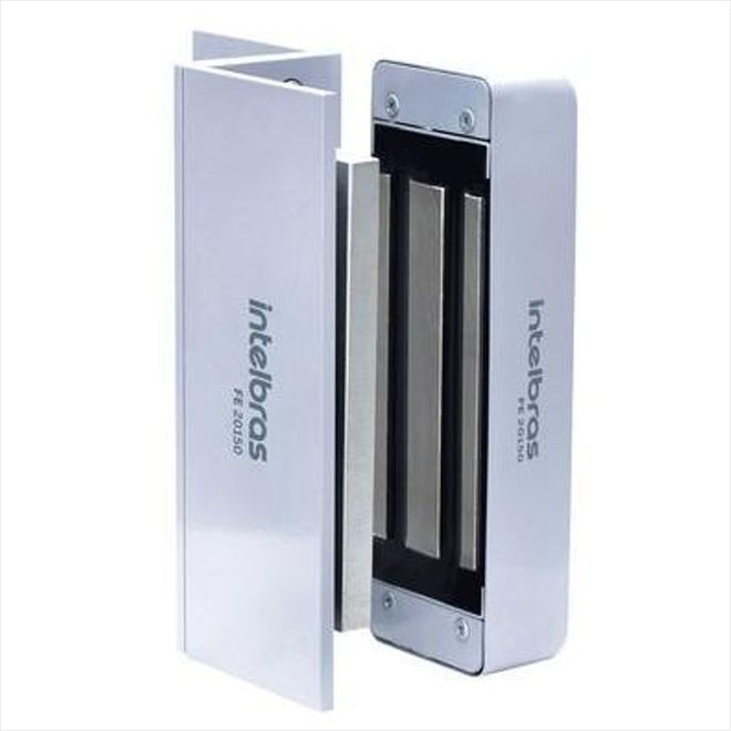 Fechadura Eletroímã Fe150 Sensor Prata 4671007 Intelbras