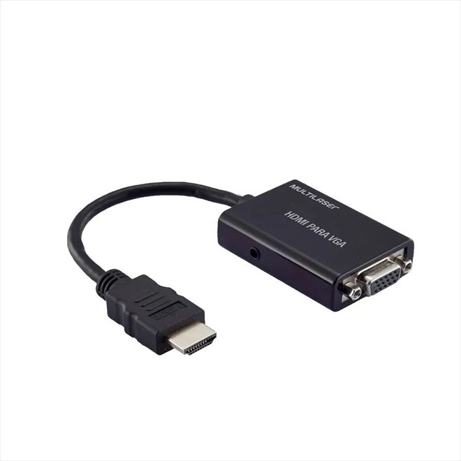 Conversor Hdmi Para Vga Com Audio Wi293 Multilaser
