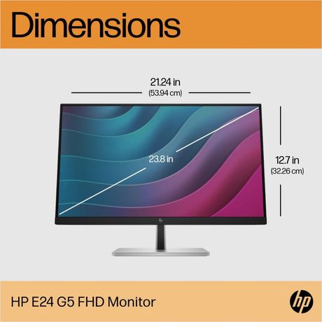 HP モニター E24 G5 23.8インチ Amazon.co.jp: HP E24 G5 23.8インチ フルHD LCDモニター - 16:9