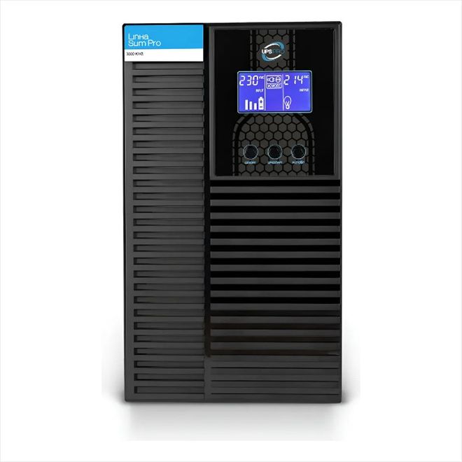 Nobreak Slim View Pro 3000VA Bivolt Senoidal 9 Tomadas 103002029 UPSPRO