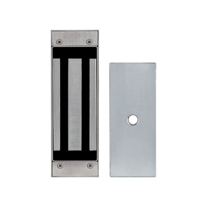 Fechadura Eletroímã 150 kgf FE150 Inox 12V sem Sensor 4671003 Intelbras