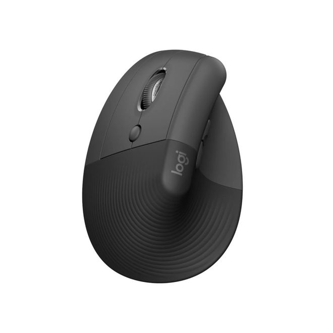 Mouse sem fio Bluetooth para Canhoto Lift Left Ergonômico Logitech