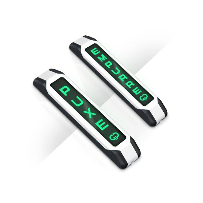 Display Sinalizador Led Puxe Empurre Branco 082020 GP Control