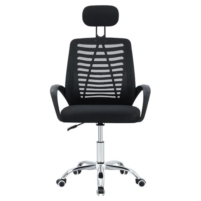 Cadeira de Escritório Giratória Listrada Vega com Regulagem de Altura N2232417 Conthey