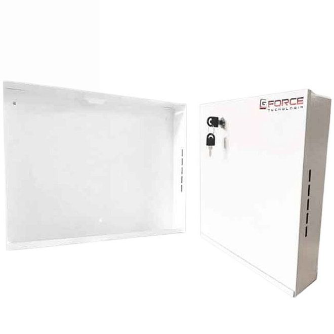 Caixa-Metlica-Smart-Branco-155-Gforce---Ao-Carbono---Pintura-Eletrosttica