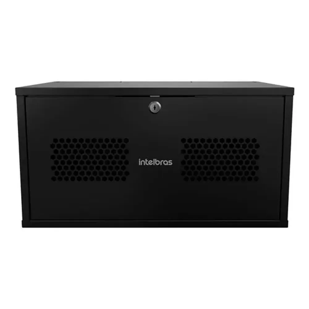 Mini Rack Intelbras 5U MRM 537 Parede - Organização Rede - Eletronica ...