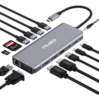 Docking-Station-Usb-c-14-Em-1-8xusb-a-322-Usb-c-Dados-20129456-Comtac