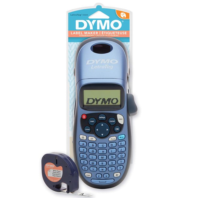 Rotulador-Eletrnico-Dymo-Letratag-LT100H-Azul-Metlico---Porttil