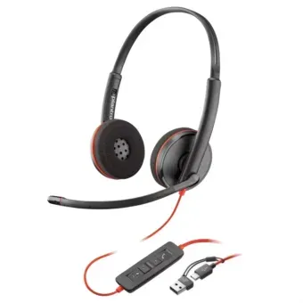 Headset-Blackwire-C3220-Usb-c-Estereo-80s07aa-Poly-Hp