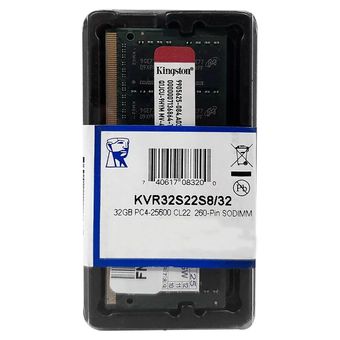 Memoria-32gb-Ddr4-3200mhz-Note-Kvr32s22s832-Kingston