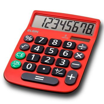 Calculadora-de-8-digitos-Vermelha-Elgin-MV-4131