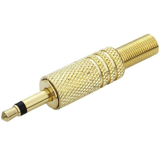 Plug-P2-Mono-Dourado Plug-P2-Mono-Dourado