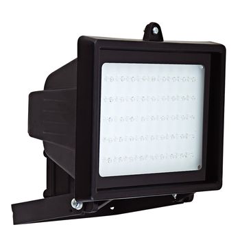 Refletor-de-45-LEDs-Luz-Branca-Halogenea-Bivolt-Preto-6046---DNI