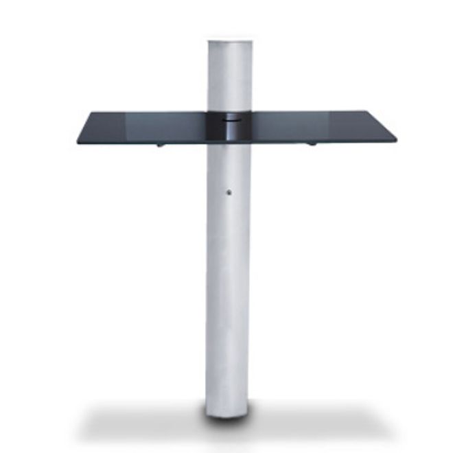 Prateleira-Glass-Simply-45-Preta---Aironflex Prateleira-Glass-Simply-45-Preta---Aironflex