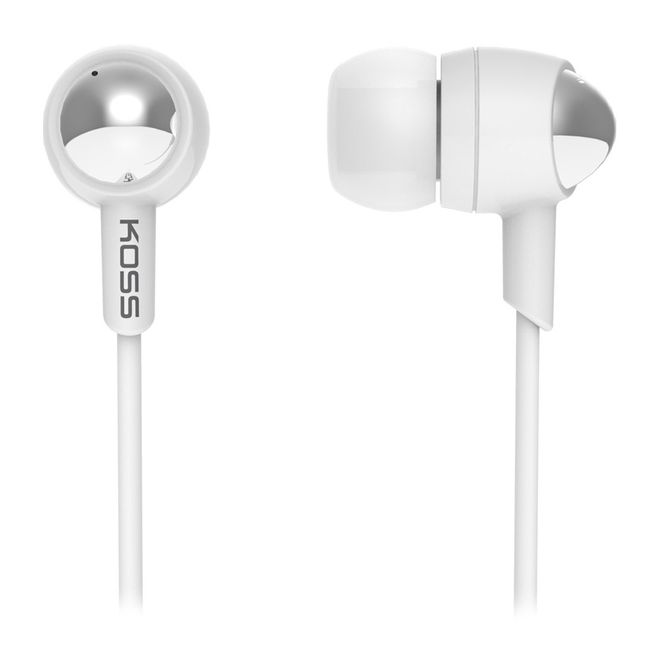 Fone-de-Ouvido-Intra---Auricular-KEB-30W-Branco----KOSS Fone-de-Ouvido-Intra---Auricular-KEB-30W-Branco----KOSS