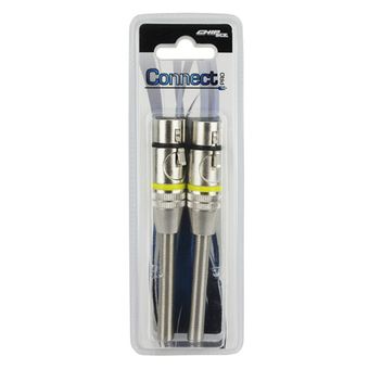 Kit-Connect-Pro-Cannon-Femea-Amarelo-0390018-2-pecas---CONNECT-PRO