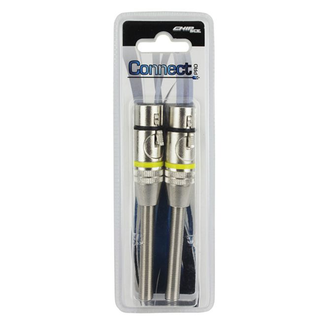 Kit-Connect-Pro-Cannon-Femea-Amarelo-0390018-2-pecas---CONNECT-PRO Kit-Connect-Pro-Cannon-Femea-Amarelo-0390018-2-pecas---CONNECT-PRO