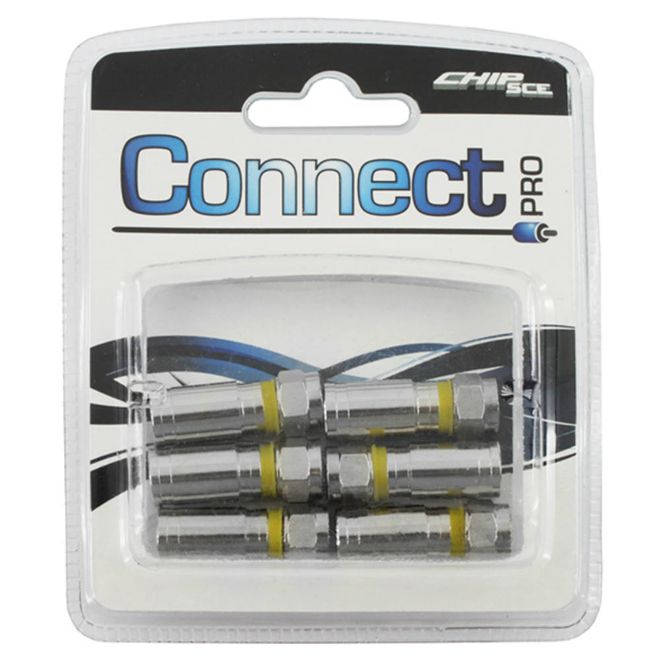 Kit-Connect-Pro-Conector-de-Pressao-RG59-0390007--6-pecas---CONNECT-PRO Kit-Connect-Pro-Conector-de-Pressao-RG59-0390007--6-pecas---CONNECT-PRO