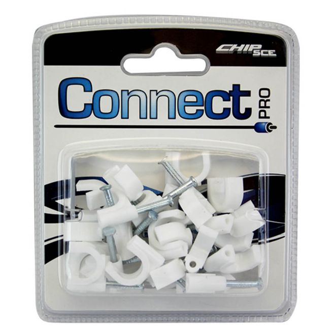 Fixa-Fio-Connect-10MM-Branco-0390070---CONNECT-PRO Fixa-Fio-Connect-10MM-Branco-0390070---CONNECT-PRO