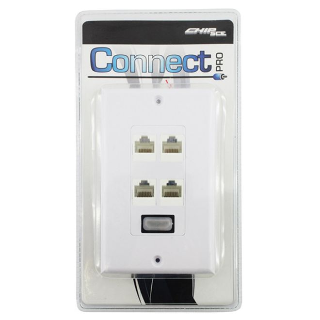 Espelho-Connect-1-Saida-HDMI-F-e-4-Saidas-RJ45-F-0759195---CONNECT-PRO Espelho-Connect-1-Saida-HDMI-F-e-4-Saidas-RJ45-F-0759195---CONNECT-PRO