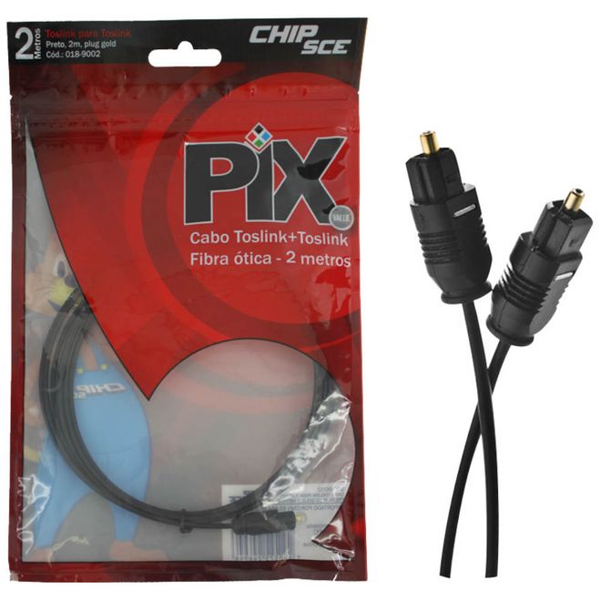 Cabo-Optico-TOSLINK-BASIC-018-9002-2-metros---PIX Cabo-Optico-TOSLINK-BASIC-018-9002-2-metros---PIX
