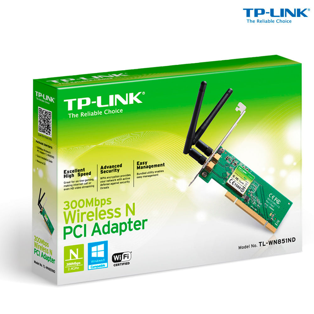 Pci wifi адаптер tp link tl wn851nd как настроить раздачу интернета