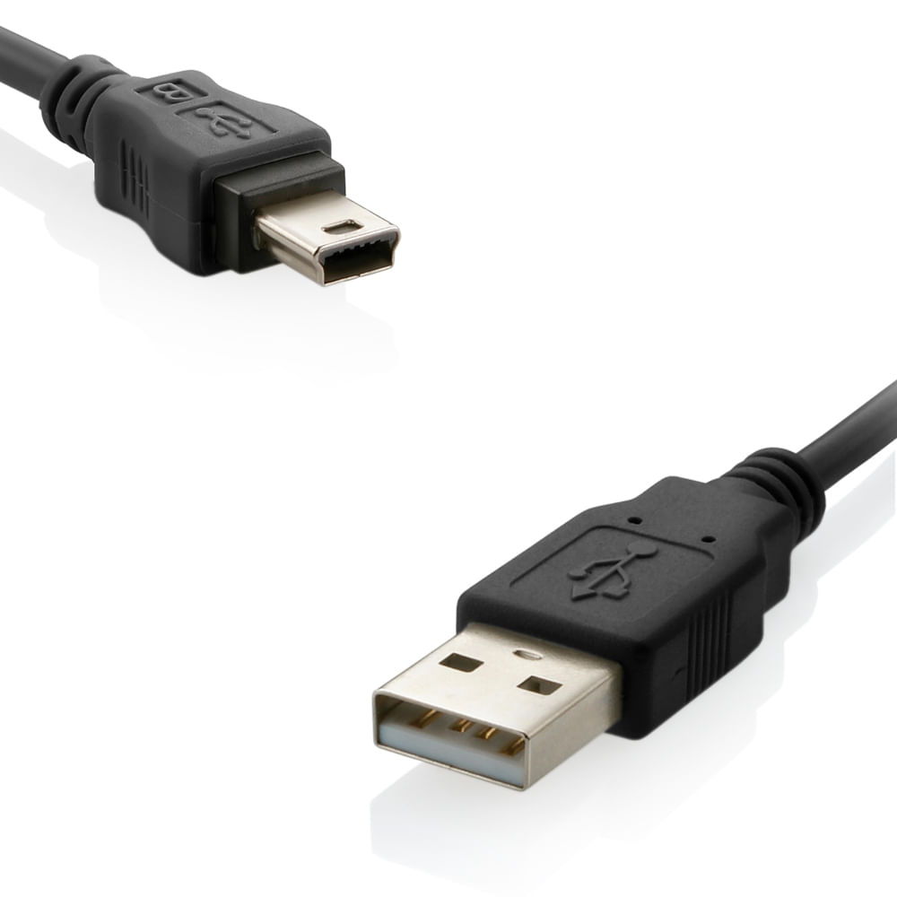 Cabo USB 2.0 AM X Mini USB 1,5m WI197 Multilaser - Eletronica Santana