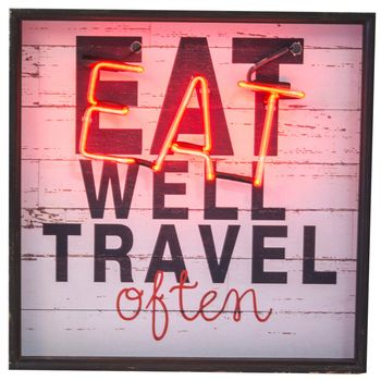 Quadro-Decorativo-Neon-Eat-Well-Travel-Often