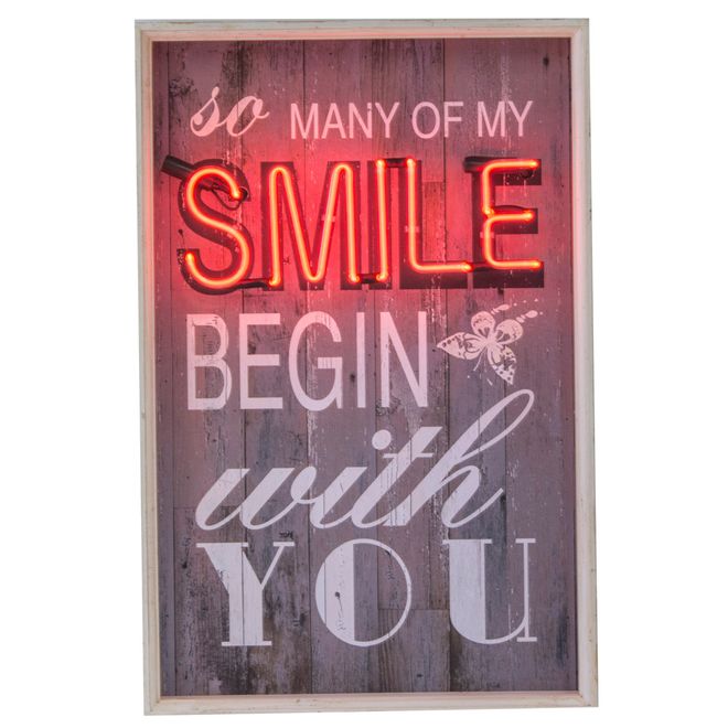 Quadro-Decorativo-Neon-So-Many-Of-My-Smile-Begin-With-You Quadro-Decorativo-Neon-So-Many-Of-My-Smile-Begin-With-You