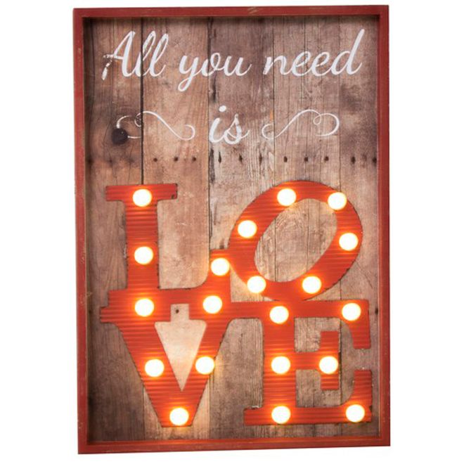 Quadro-Decorativo-Luminoso-All-You-Need-Is-Love Quadro-Decorativo-Luminoso-All-You-Need-Is-Love
