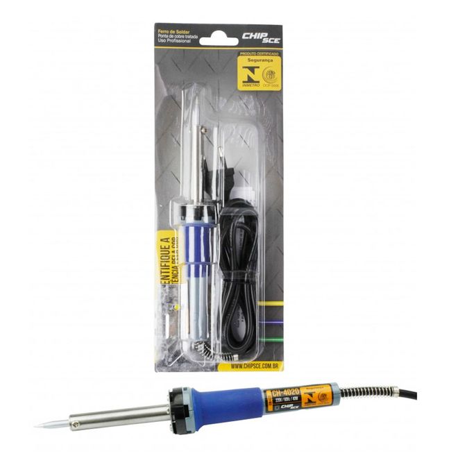 FERRO-DE-SOLDAR-CH-4020---40W-220V FERRO-DE-SOLDAR-CH-4020---40W-220V
