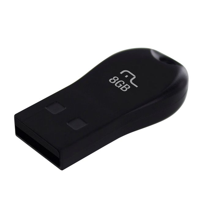 Pen-Drive-Mini-08GB-Preto-PD770-Multilaser Pen-Drive-Mini-08GB-Preto-PD770-Multilaser