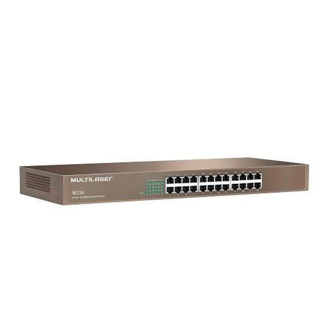 Switch-24-Portas-Fast-Ethernet-RE124-Multilaser Switch-24-Portas-Fast-Ethernet-RE124-Multilaser