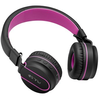 Headphone-Bluetooth-Sem-Fio-Preto-e-Rosa-Fun-PH216-Multilaser-Pulse