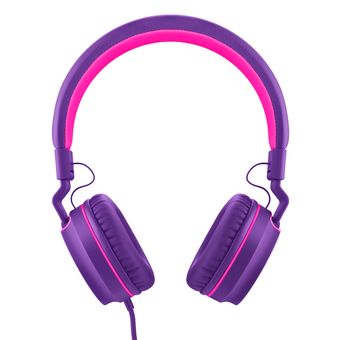 Headphone-Com-Fio-P2-Rosa-e-Roxo-Fun-PH161-Multilaser-Pulse-2