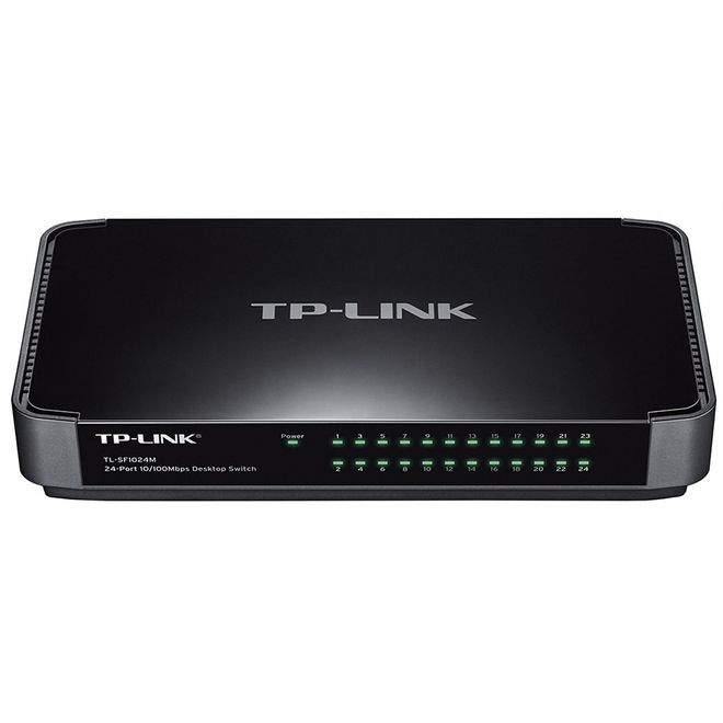 Switch-Fast-Ethernet-24-Portas-10-100mbps-TL-SF1024M-TP-Link