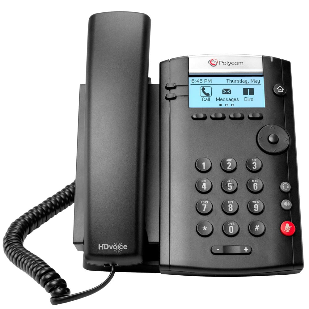 Telefone IP VVX201 220-40450-025 Polycom