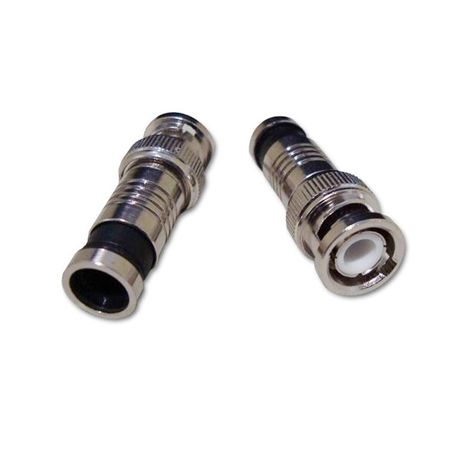 Conector BNC Compressão RG59 Duallux - Eletronica Santana