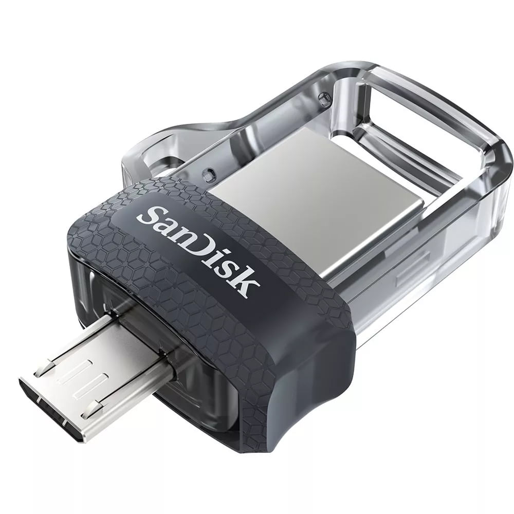 Pen Drive Dual Drive USB Ultra 64GB Sandisk Eletronica Santana